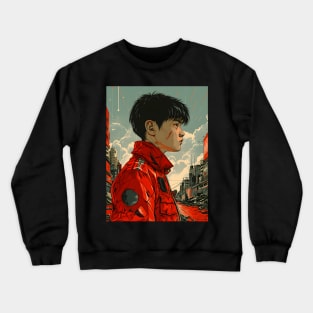 Akira Unleashed: Cyberpunk Masterpiece, Psychic Power Saga, and Fan Art Fusion Crewneck Sweatshirt